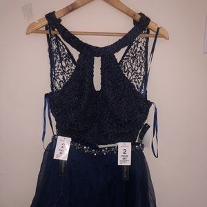 TWO PIECE HOMECOMING DRESS